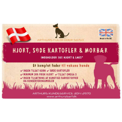 Hjort & Laks 50% | Arthurs Fuldfoder