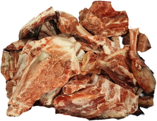 Lammeben m/kød 5kg fra Arthurs Barf