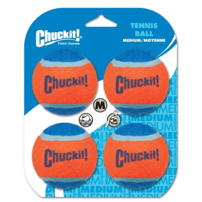 Chuckit! Tennisbolde 4 stk. fra Arthurs Barf Hundemad